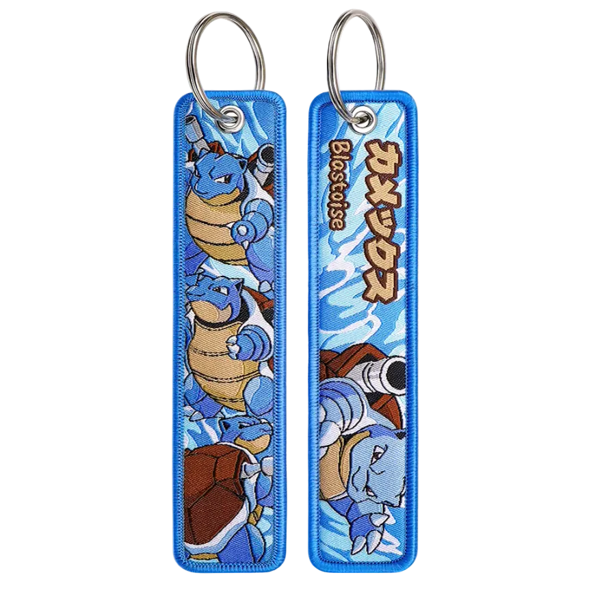 Blastoise Jet Tag Keychain