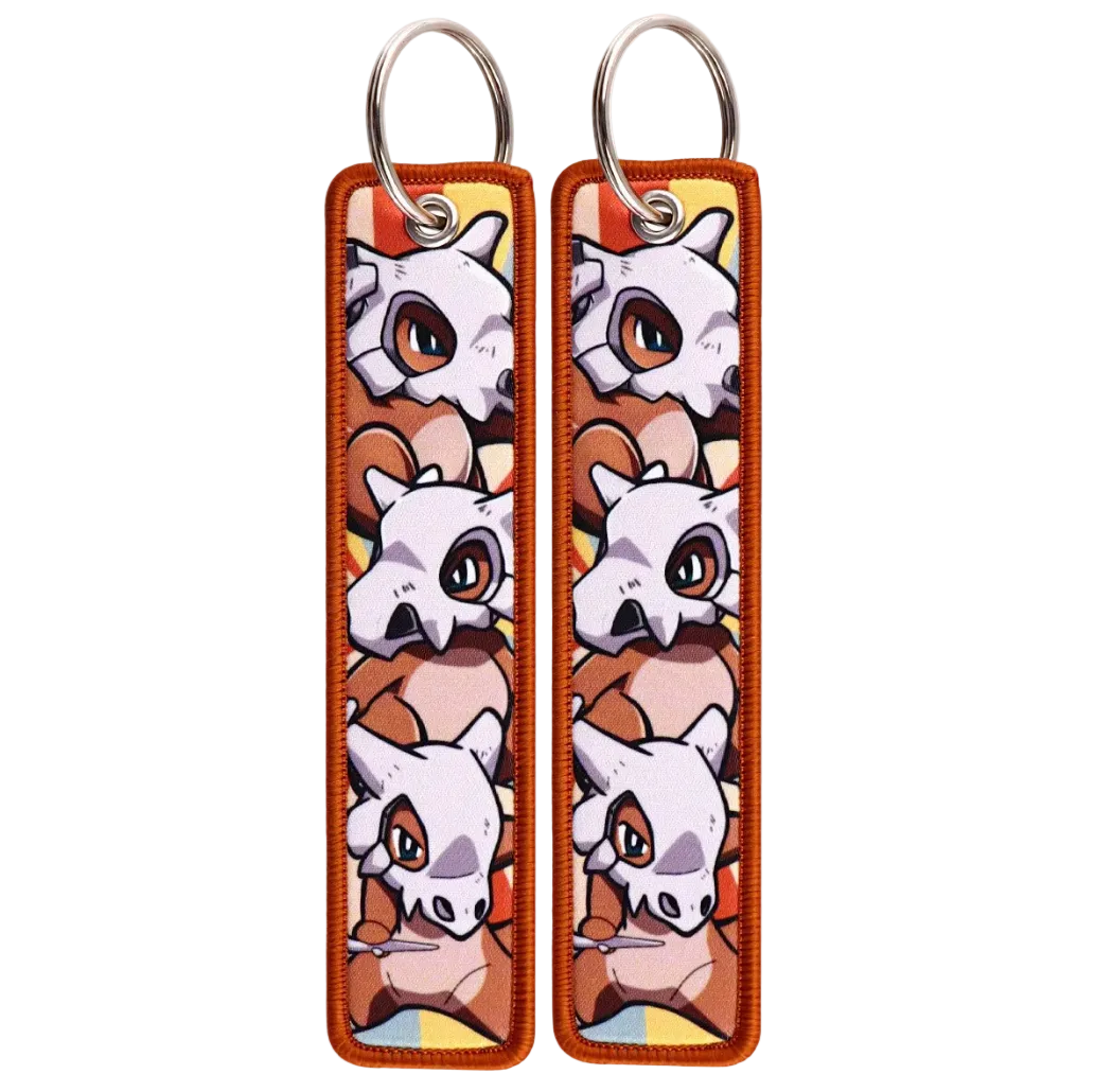 Cubone Jet Tag Keychain