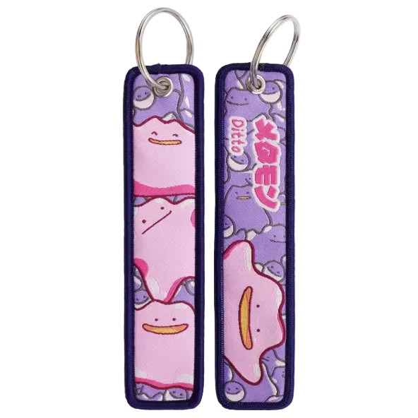 Ditto Jet Tag Keychain