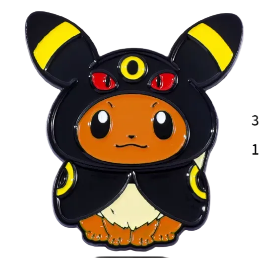 Eevee Umbreon Poncho Pin