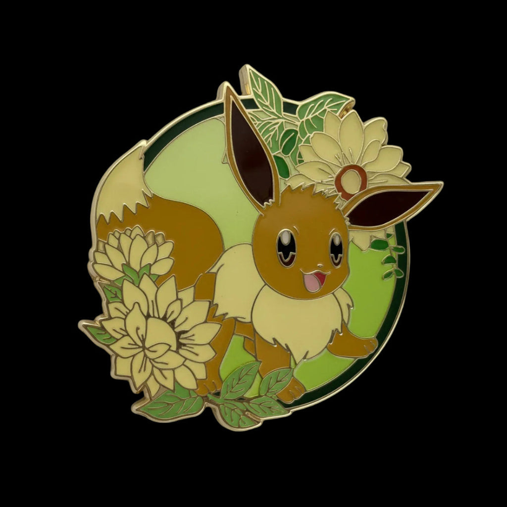 Eevee Floral Pin