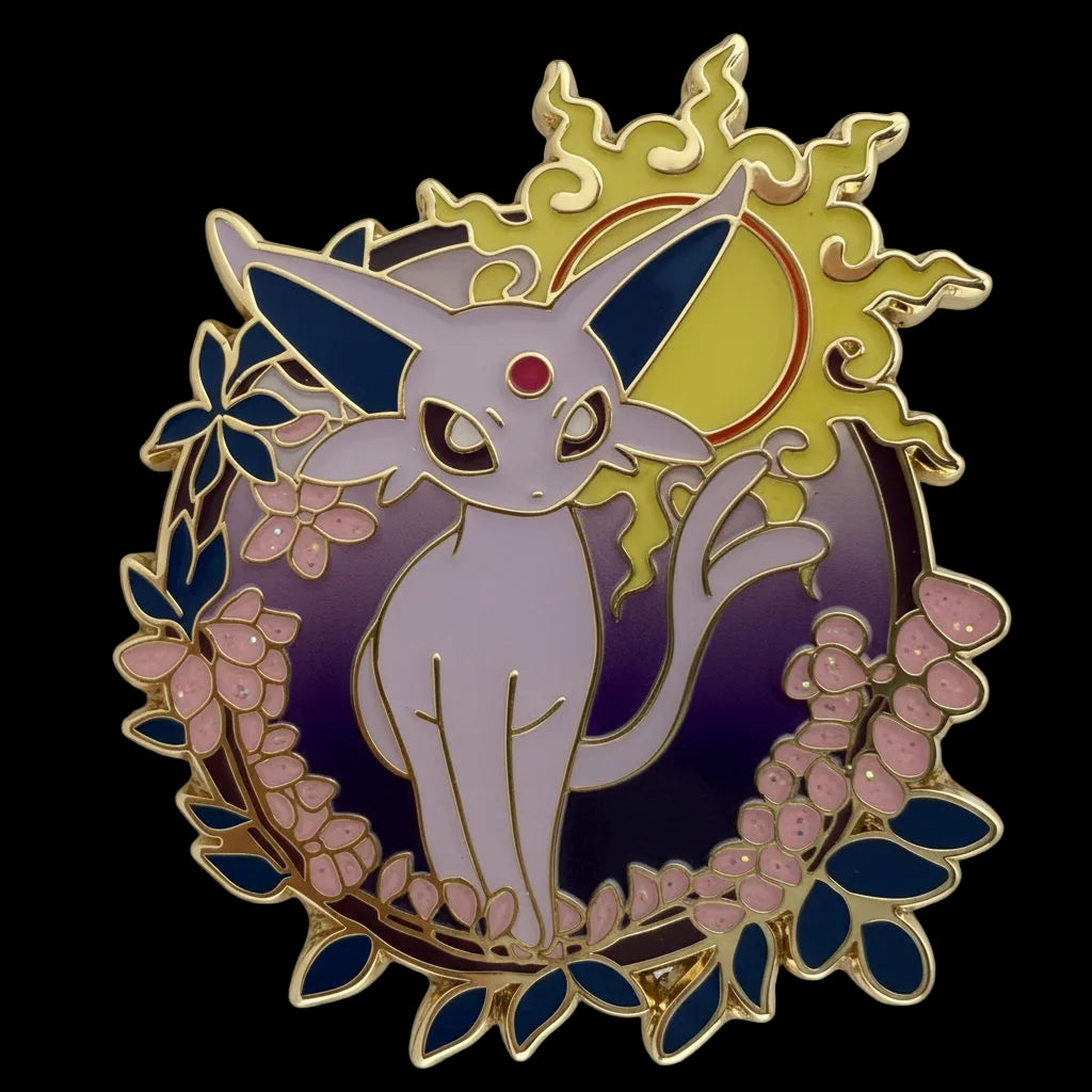 Espeon Floral Pin