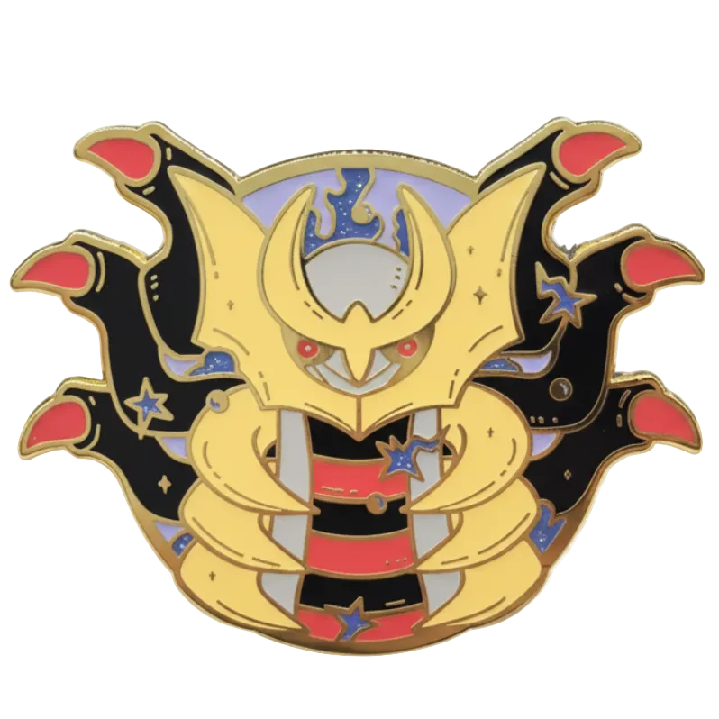Giratina Gold Circle Pin