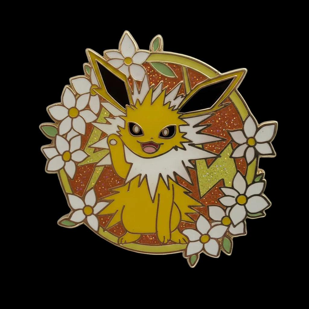 Jolteon Floral Pin