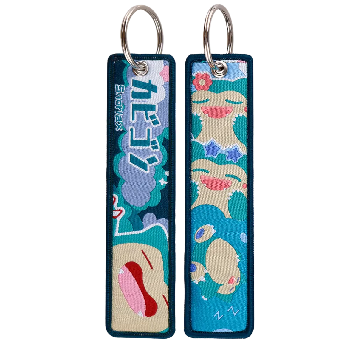 Snorlax Star Jet Tag Keychain