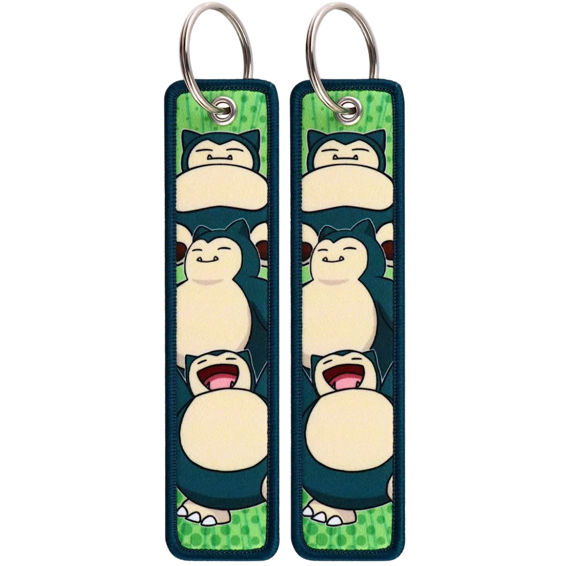 Snorlax Jet Tag Keychain