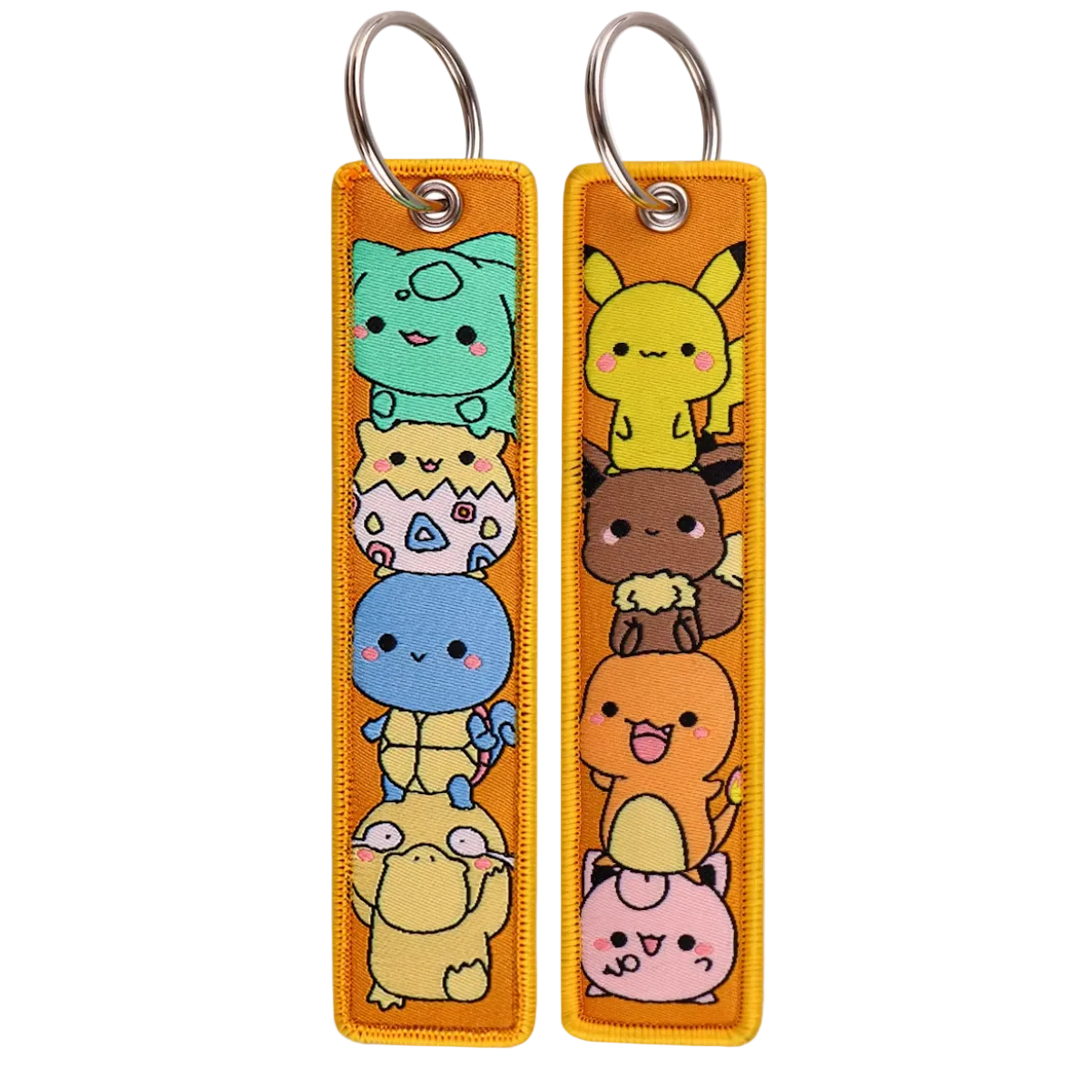 Stacked Cuties Jet Tag Keychain
