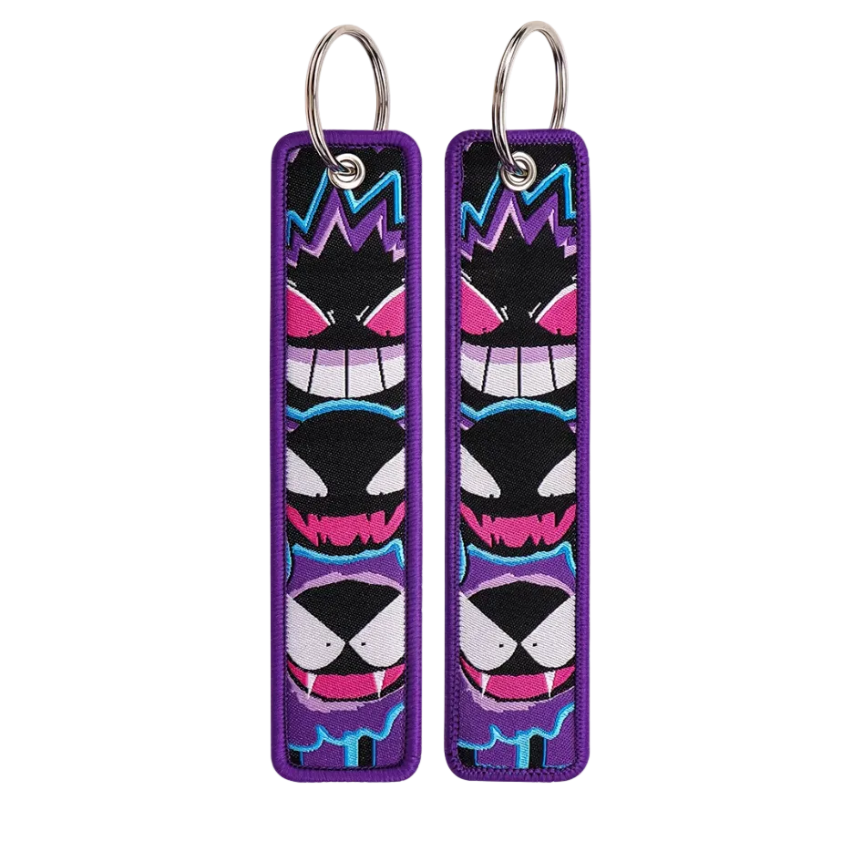 Ghost Trio Jet Tag Keychain