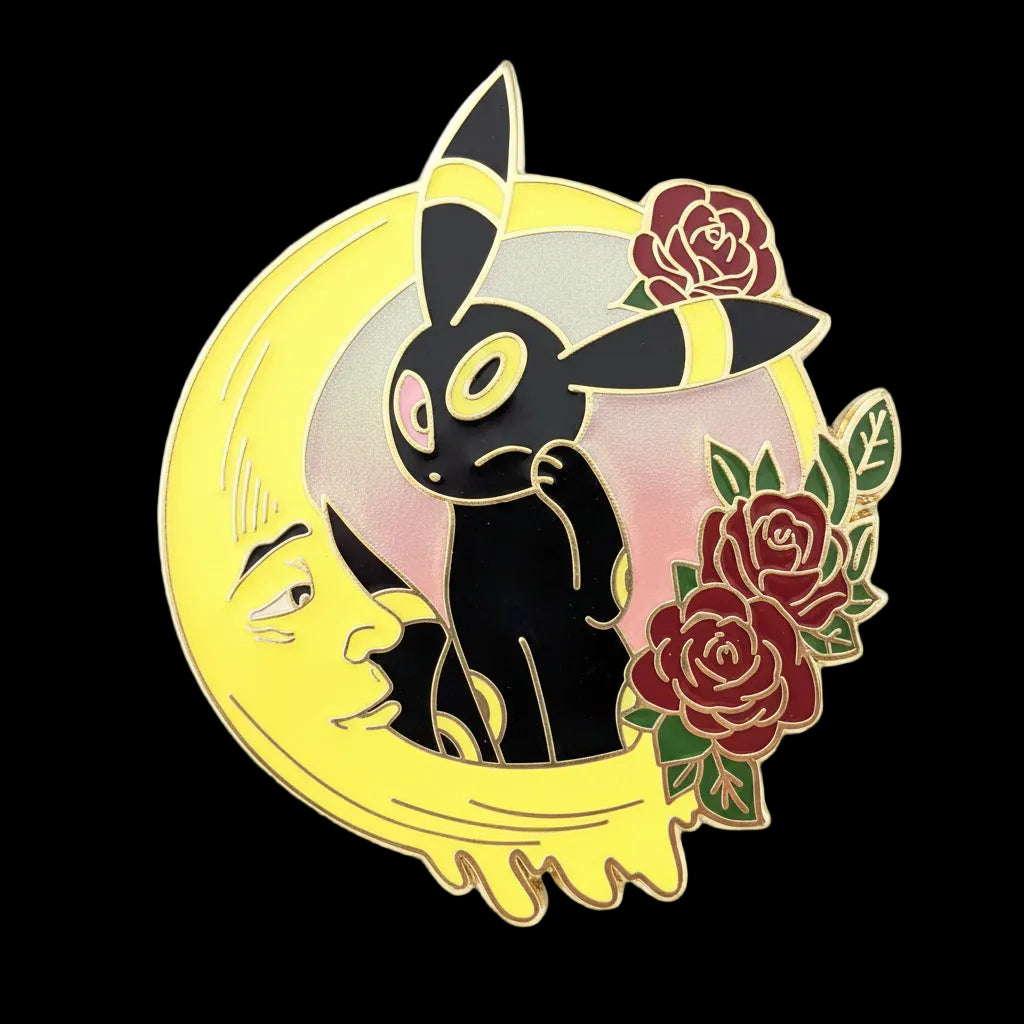 Umbreon Floral Pin